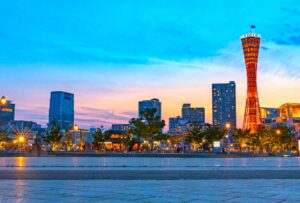 kobe port tower in japan